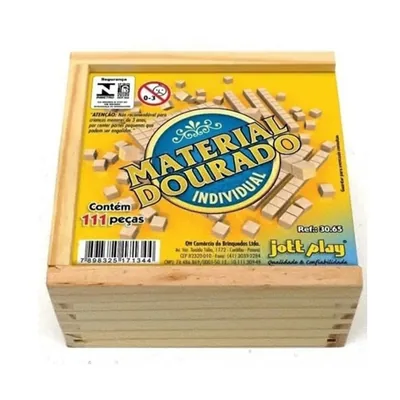 Material dourado 111 peças