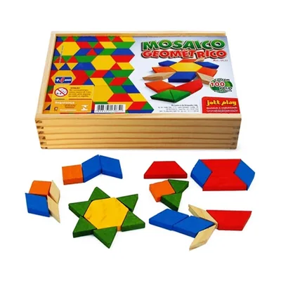 Mosaico geométrico 100 peças